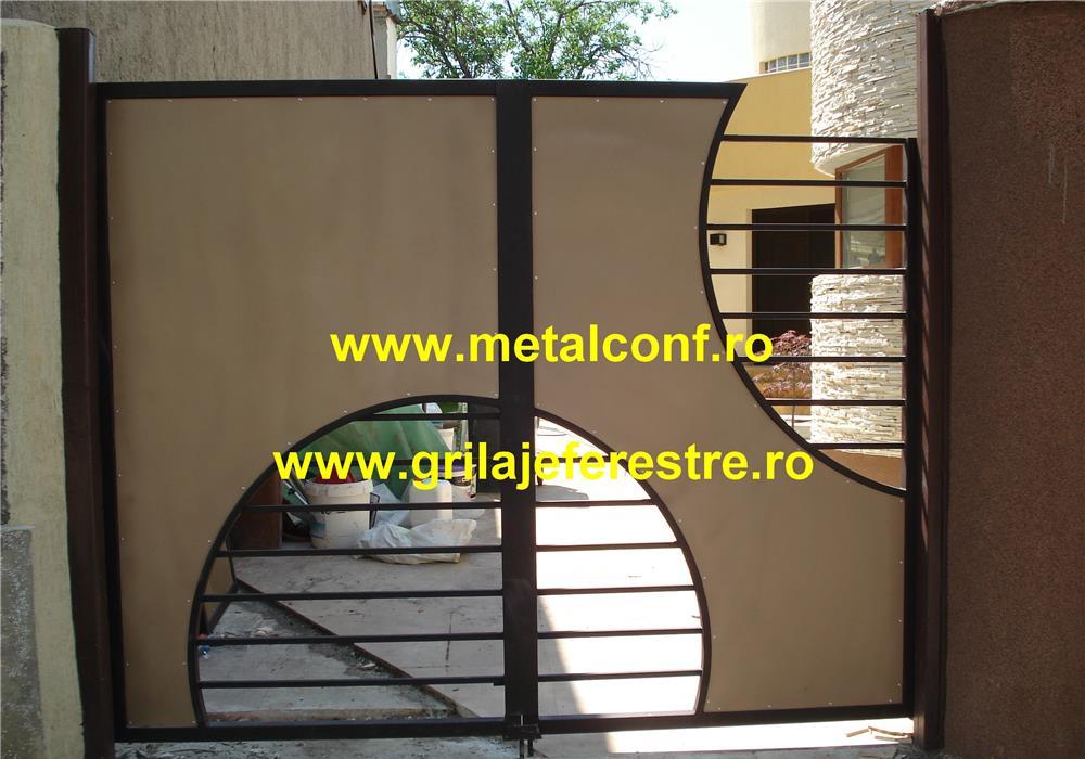 Porti si garduri metalice fier forjat