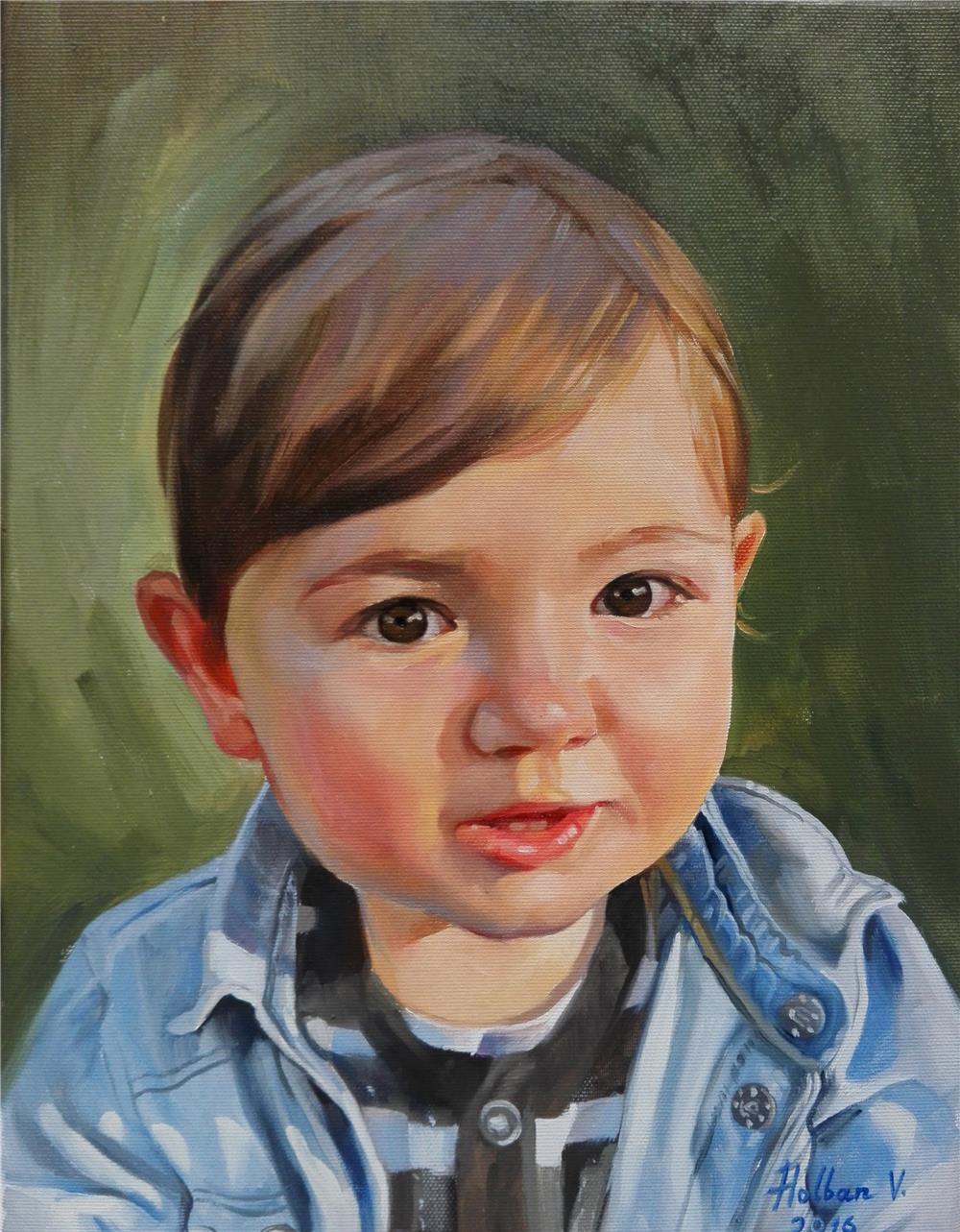Portrete pictate la comanda dupa poza
