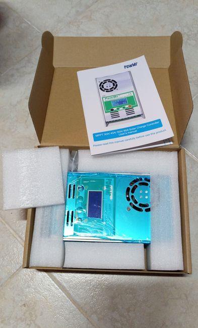 PowMr MPPT Solar Controller regulator "releu" 60A 12/24/36/48V NOU NOI