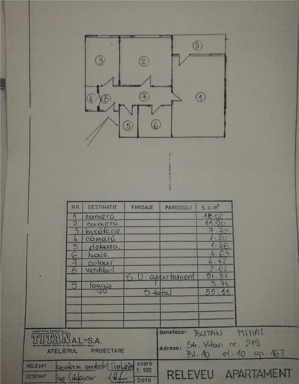 Proprietar vand 2 camere Vitan