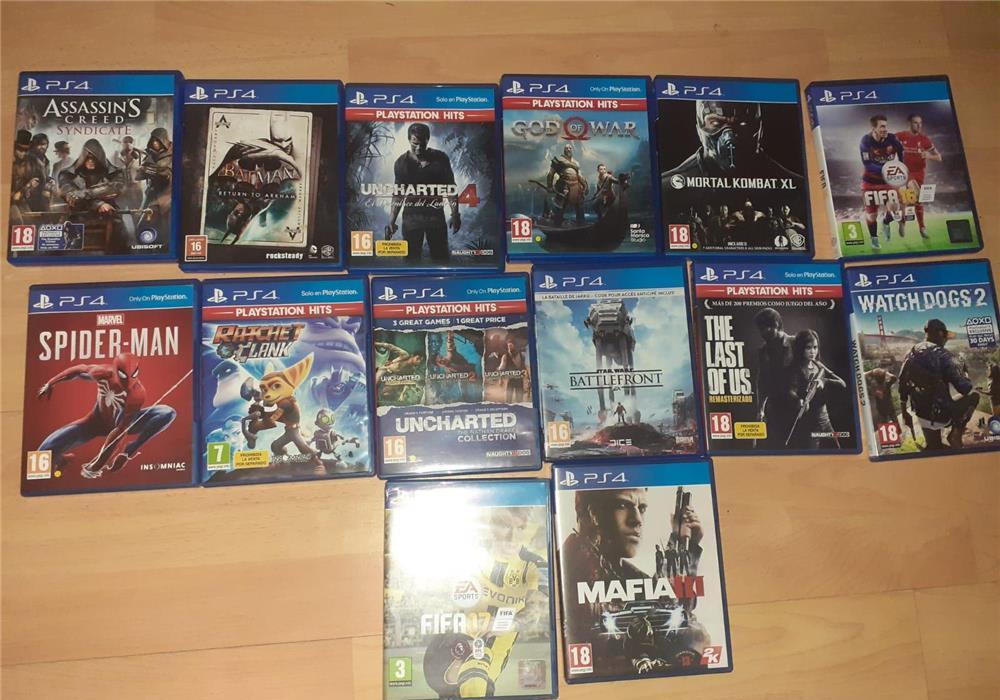 PS 4 Slim 1TB + 14 jocuri