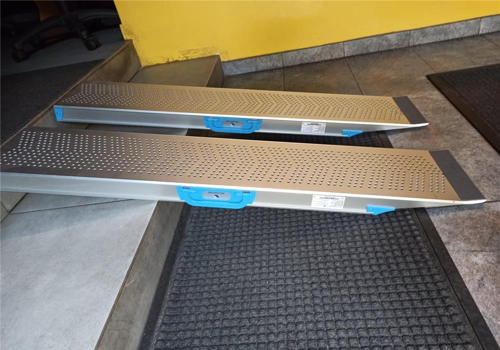 Rampa, set, portabil, de aluminiu, o singura parte, pentru scaun cu rotile, PS 1200 Sle , NOI , NEFO