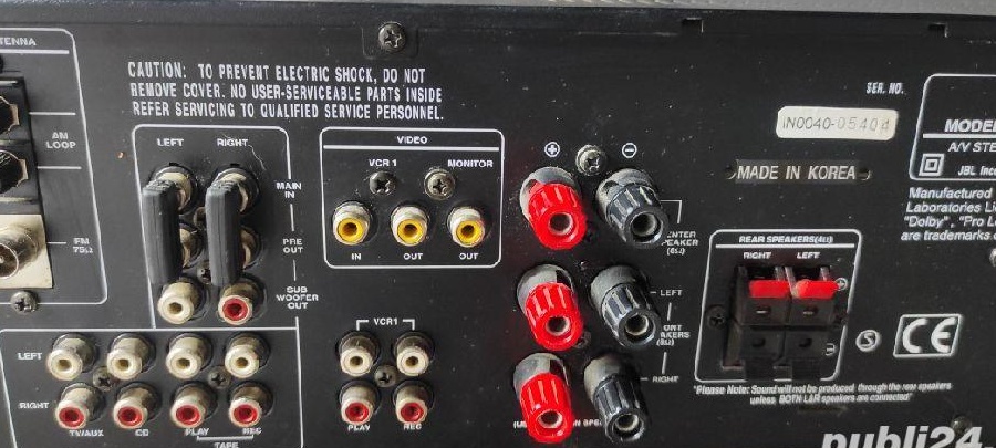 Receiver JBL JSR 635i