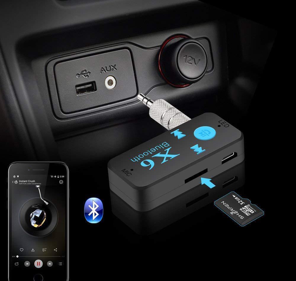 Receptor Bluetooth MRG MX6, Jack, Handsfree, Negru C707