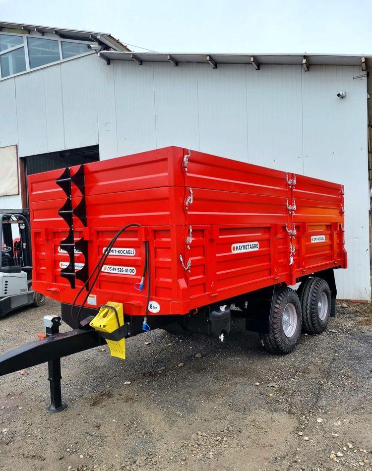 Remorca 8 tone tandem basculare