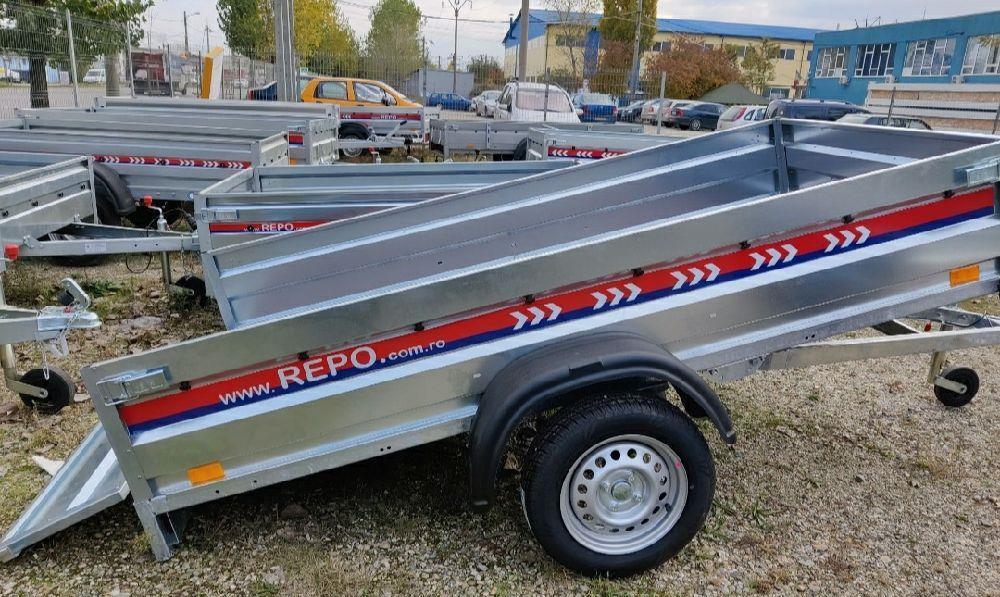 Remorca platforma atv moto de închiriat 260 x 135 cm util