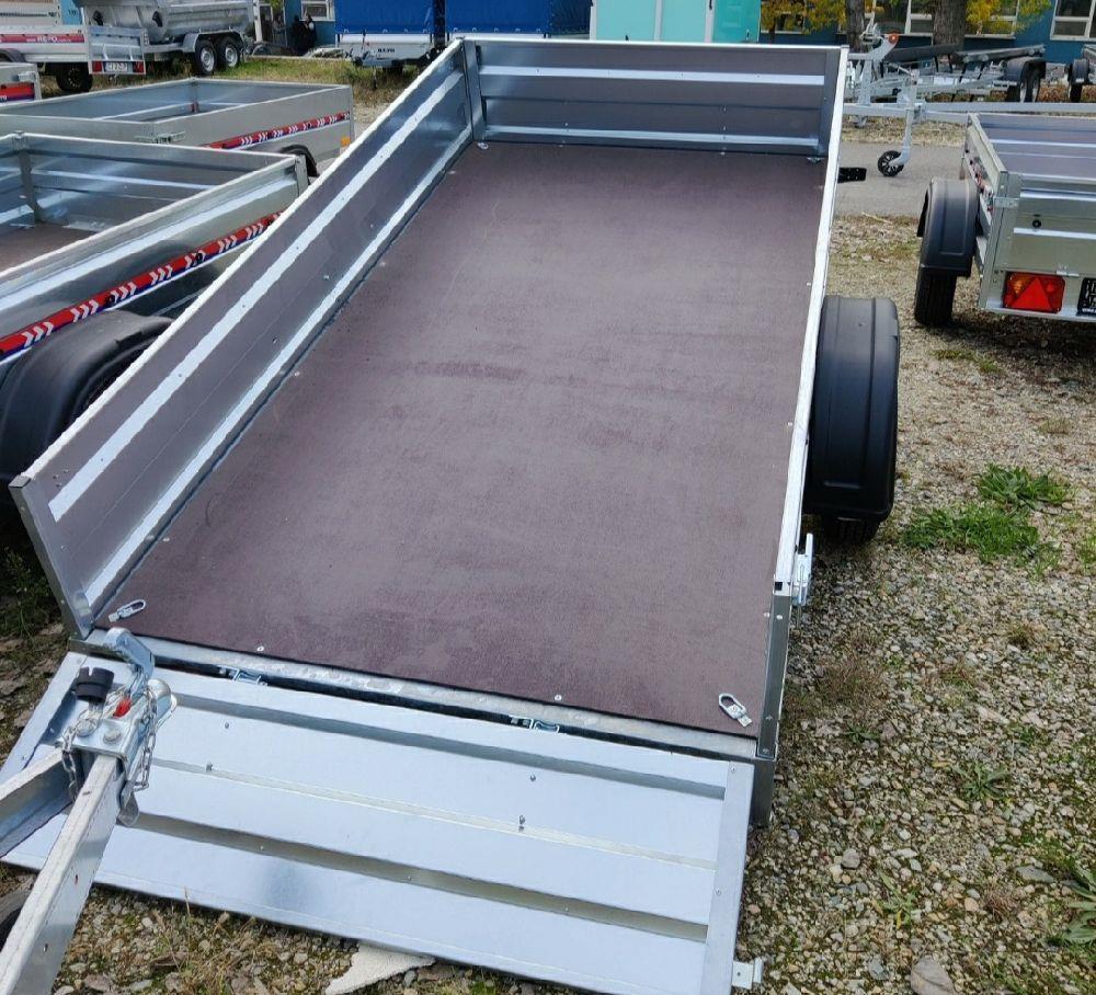 Remorca platforma atv moto de închiriat 260 x 135 cm util