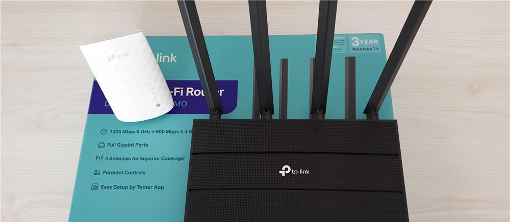 Retea Wireless (Router+Extender) Tp-Link