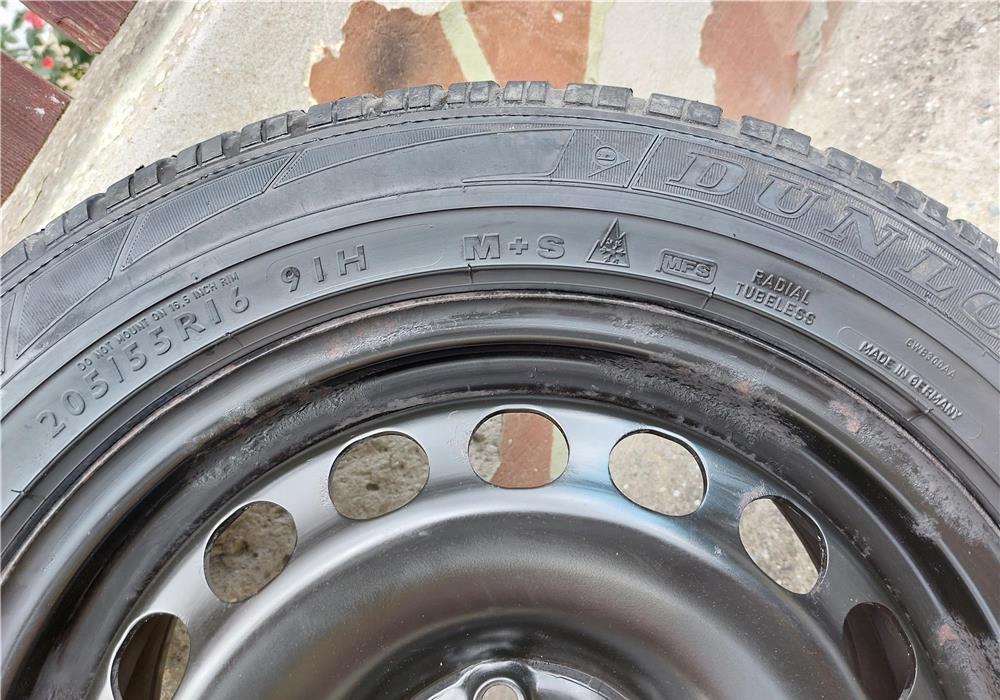 Roata rezerva VW, SKODA, SEAT 5×112, 205//55/16.