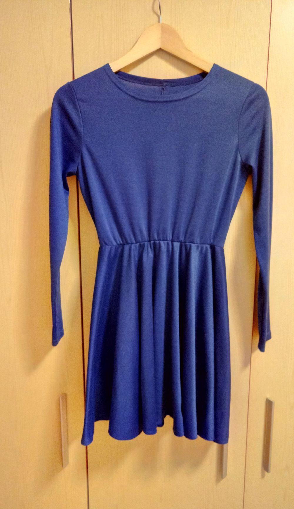 Rochie eleganta,cu maneca lunga- Bershka- - marime M.