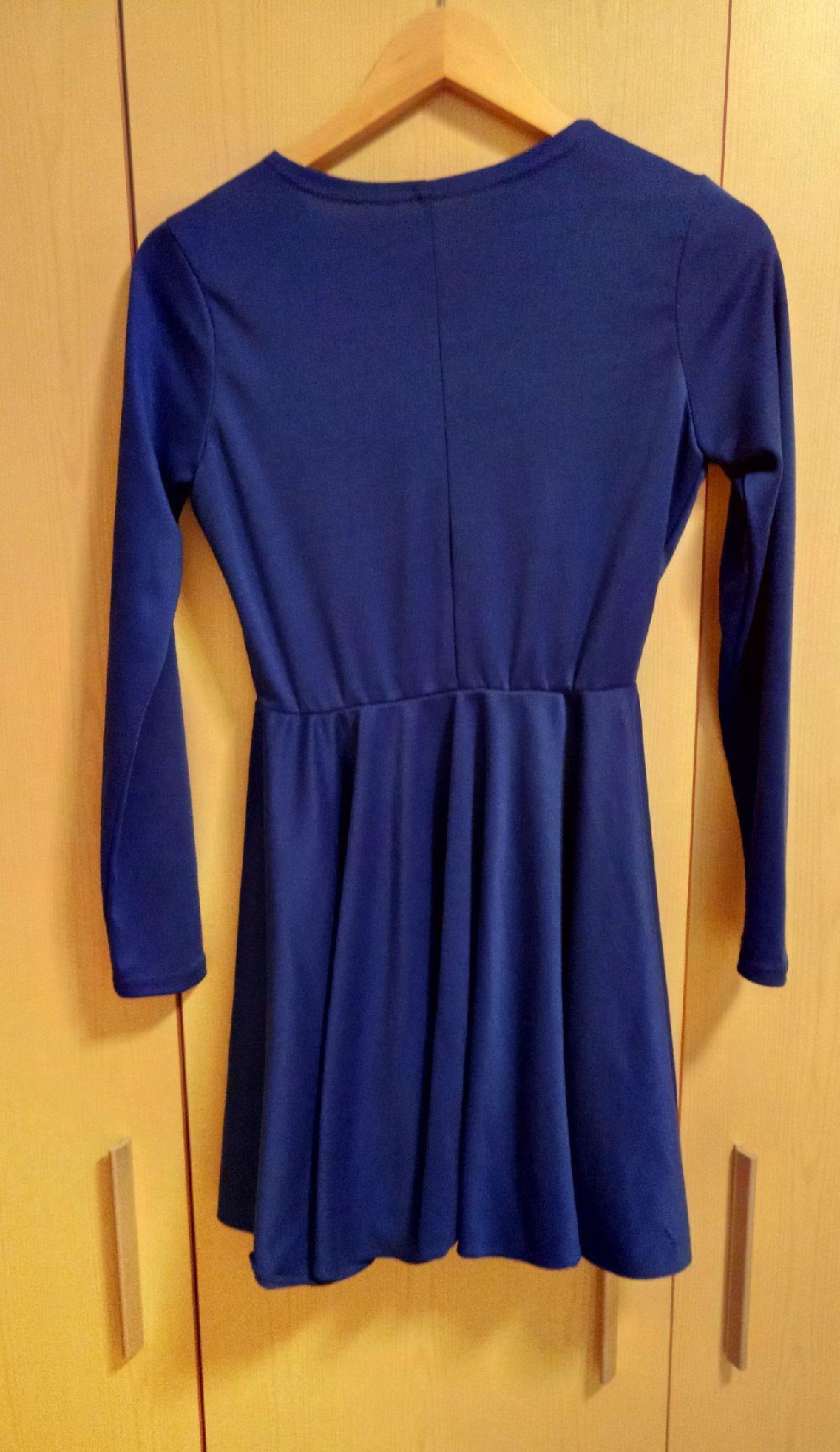 Rochie eleganta,cu maneca lunga- Bershka- - marime M.