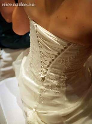Rochie mireasa Ivory 8787 Organza M36-38 Germania