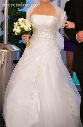 Rochie mireasa Ivory 8787 Organza M36-38 Germania