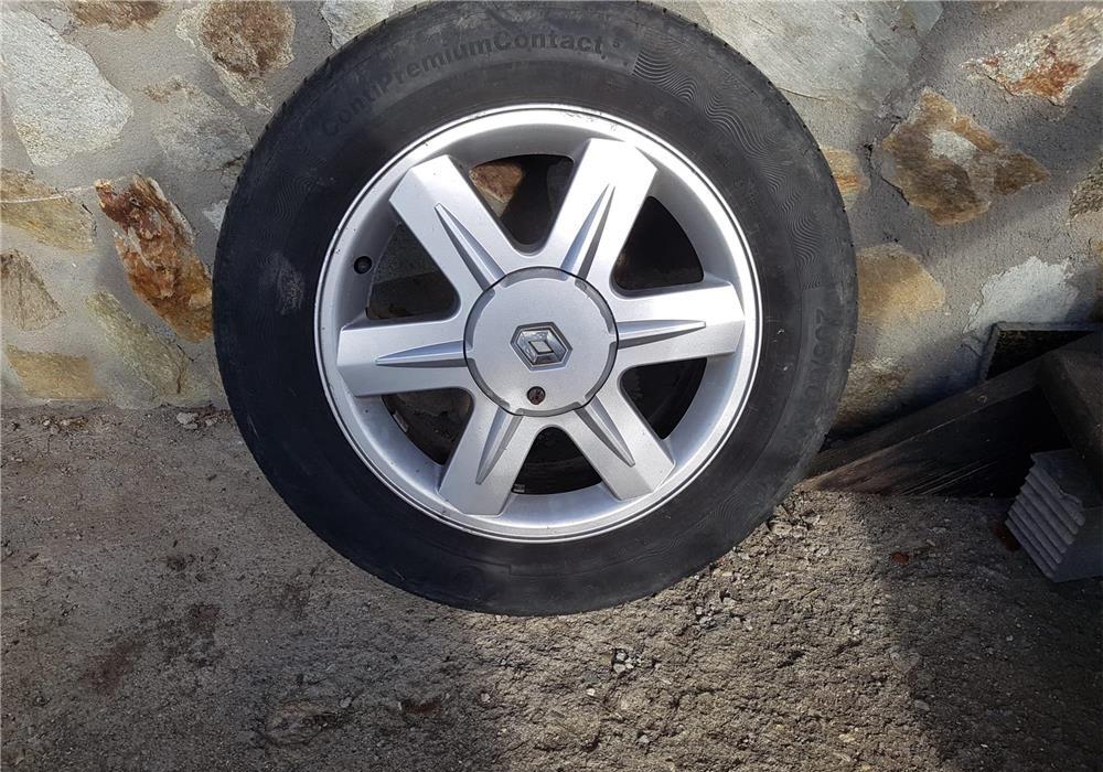 Roti Renault Originale 5 prezoane (Jante + Anvelope Vara Continental)