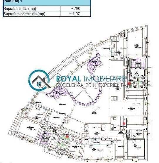 Royal Imobiliare - Cladire birouri P+6E, zona Ultracentrala