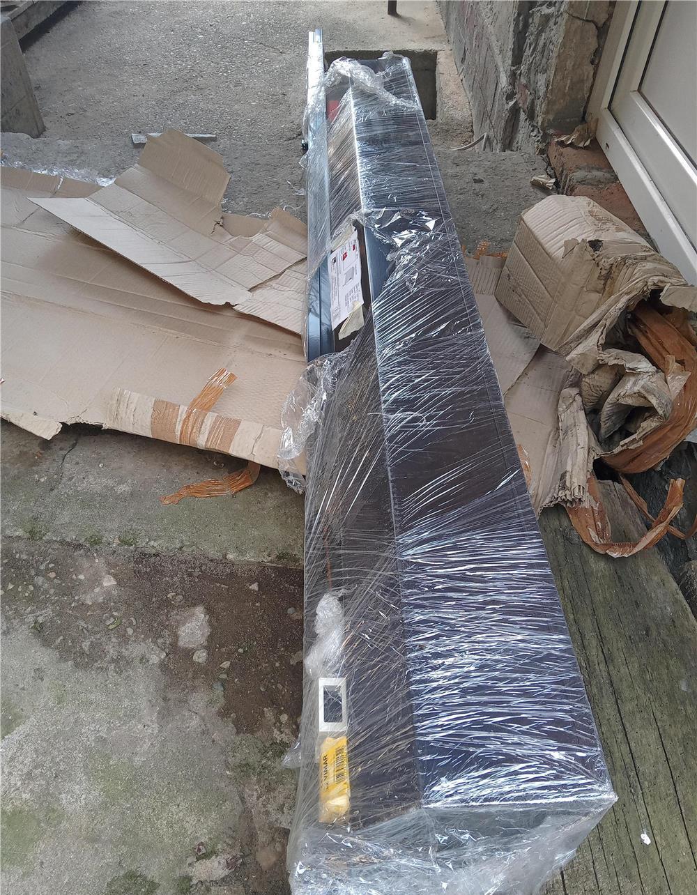 Rulouri electrice noi culoare stejar auriu pentru usi  1700 mm x 2805 mm