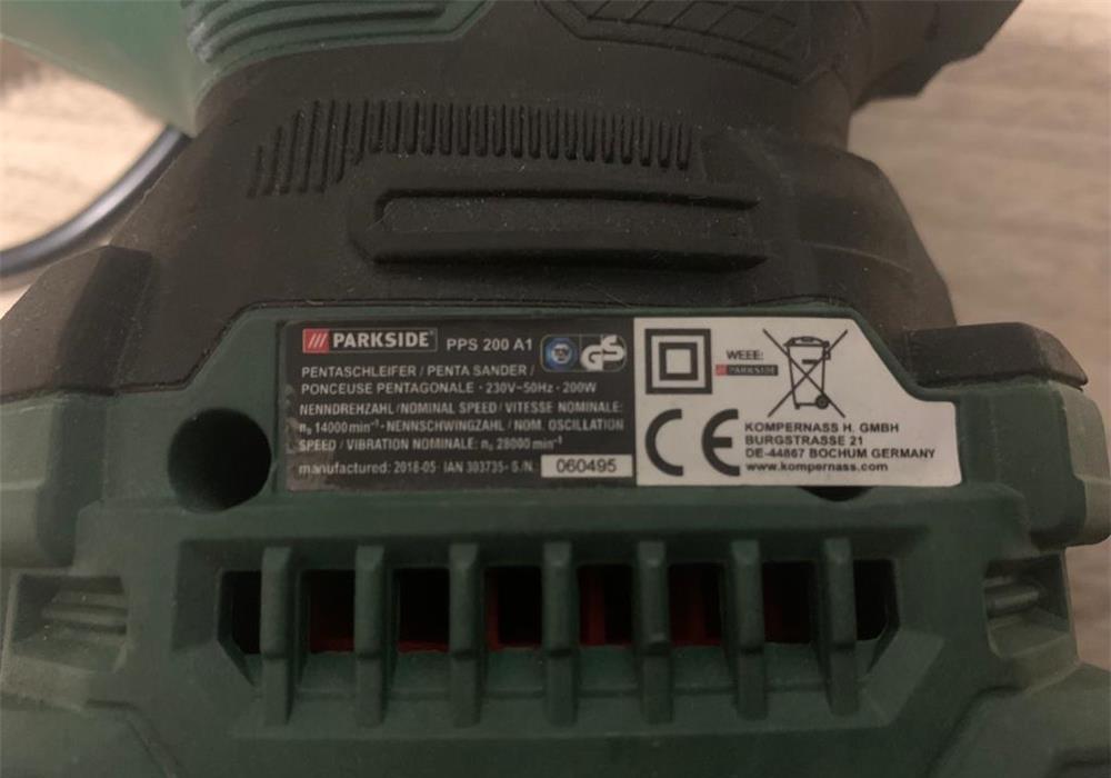 (S) Slefuitor Parkside pps 200 a1 pe cablu