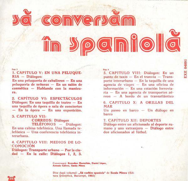 Sa vorbim (conversam) in spaniola 2 discuri vinil