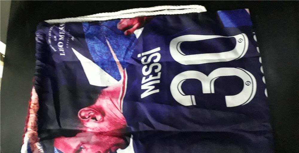 sac pentru sport cu Messi