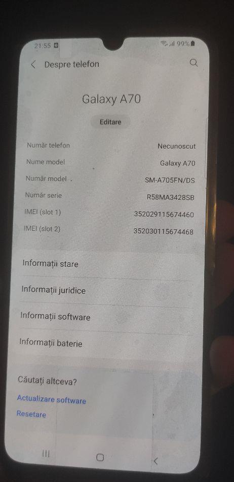 Samsung A70 Impecabil 128 gb