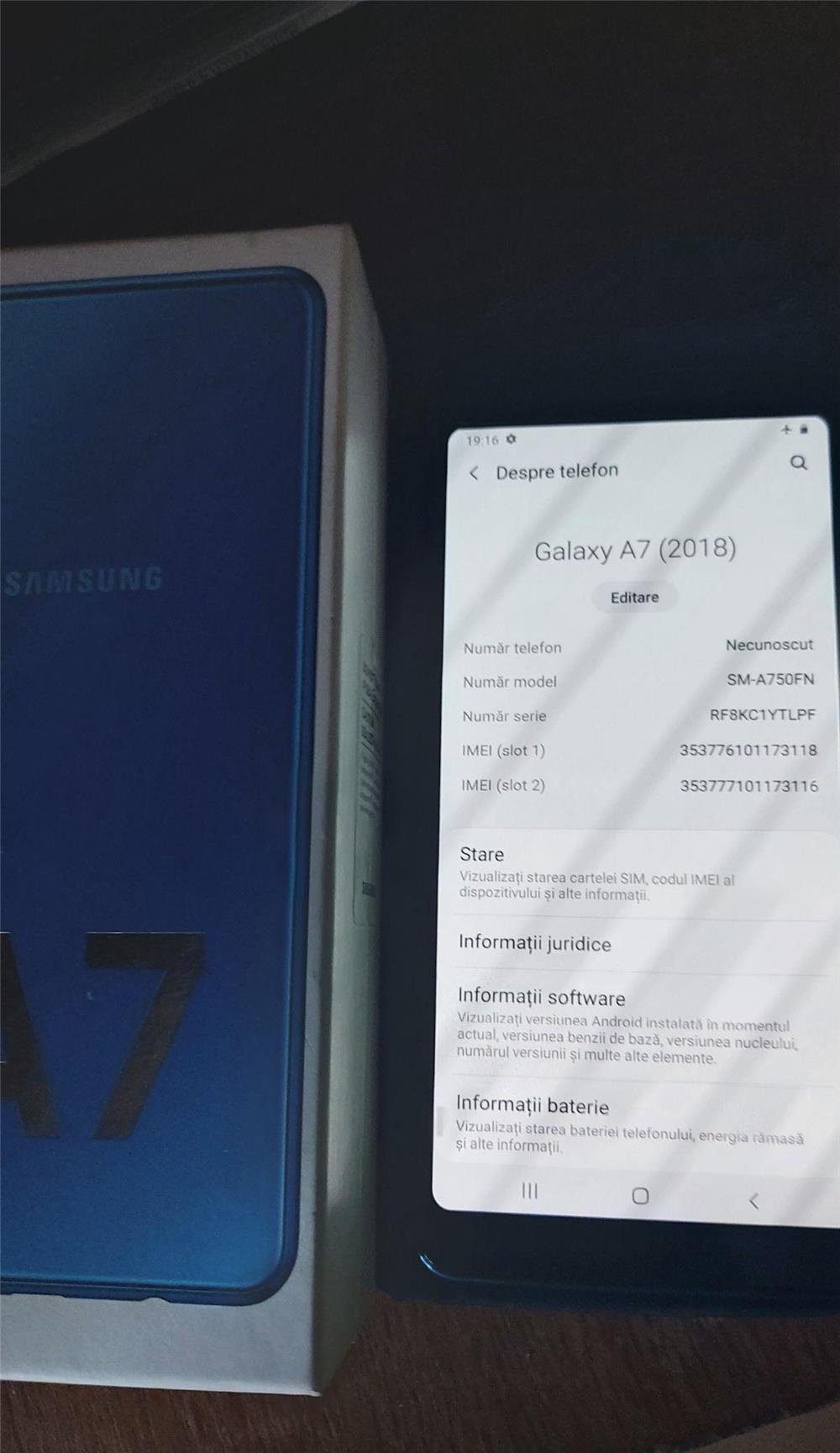 Samsung Galaxy A7 (2019) Blue