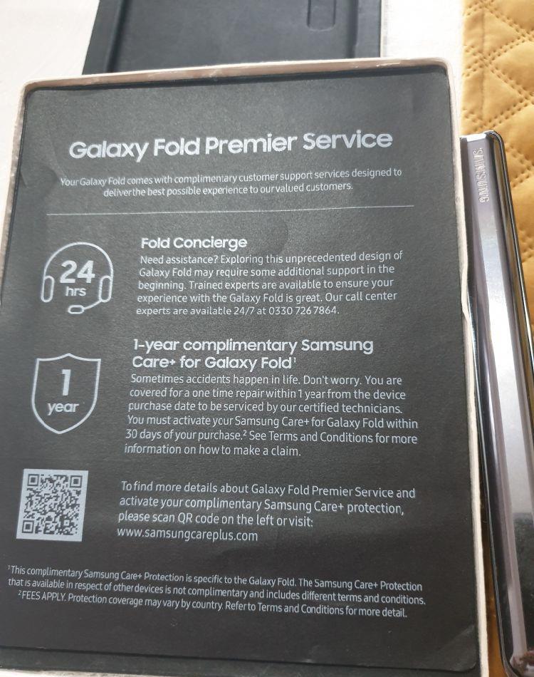 Samsung Galaxy Fold Premier Service