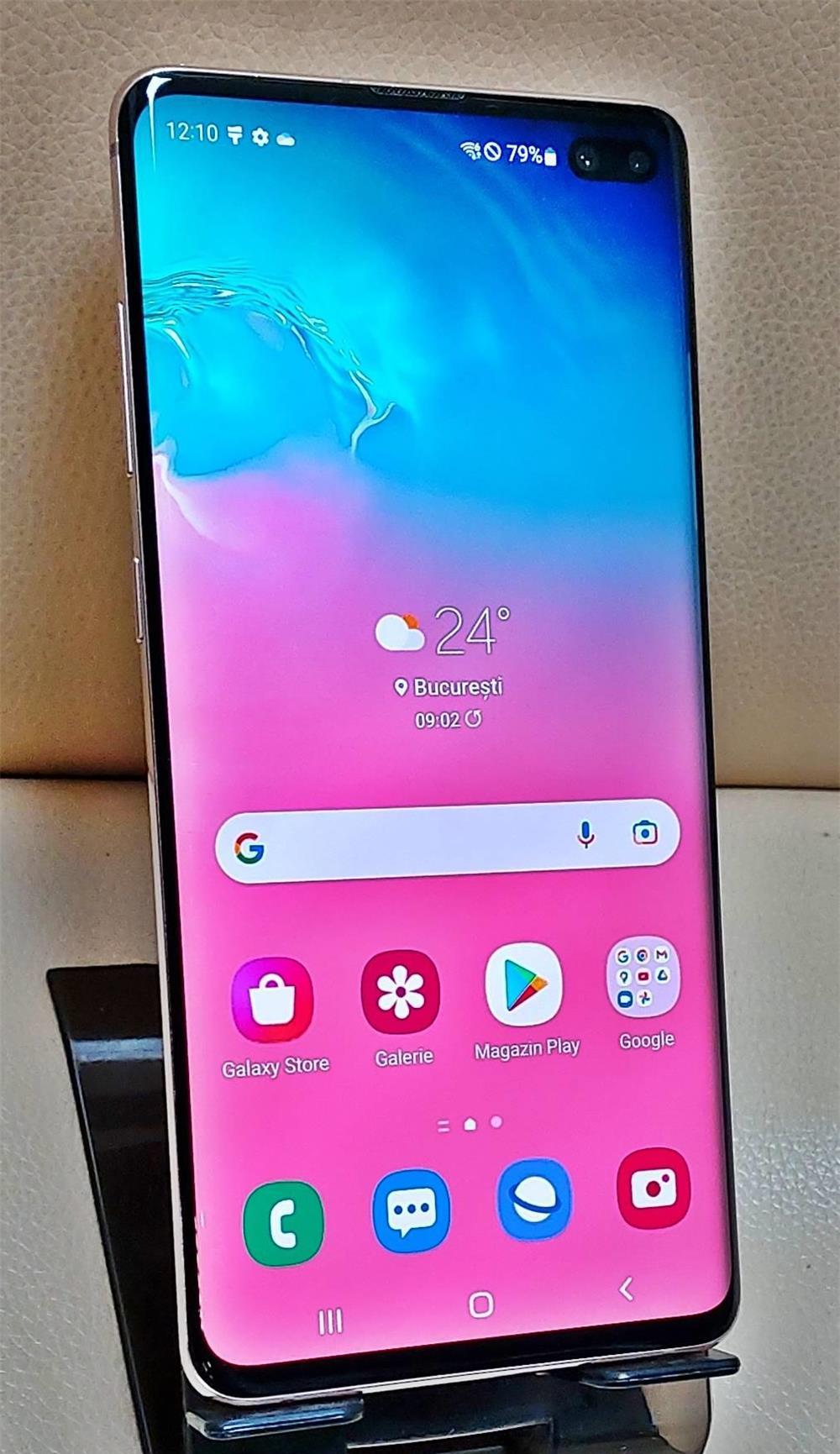 Samsung S10 Plus Prism White 128GB, 8GB RAM, garantie