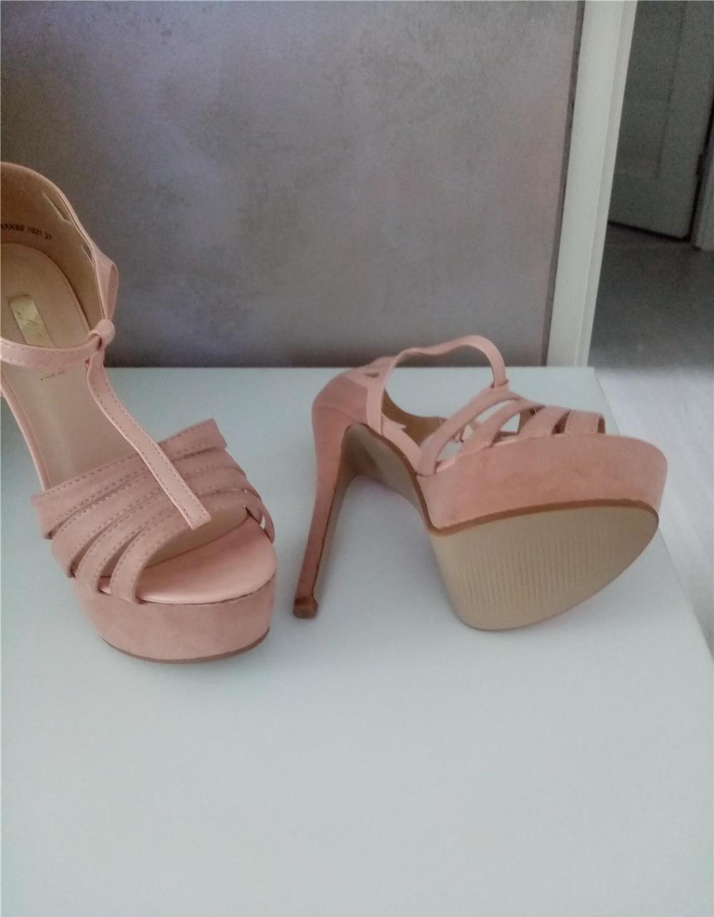 Sandale noi, Impecabile, roz pudrat, marime 37, 50 lei