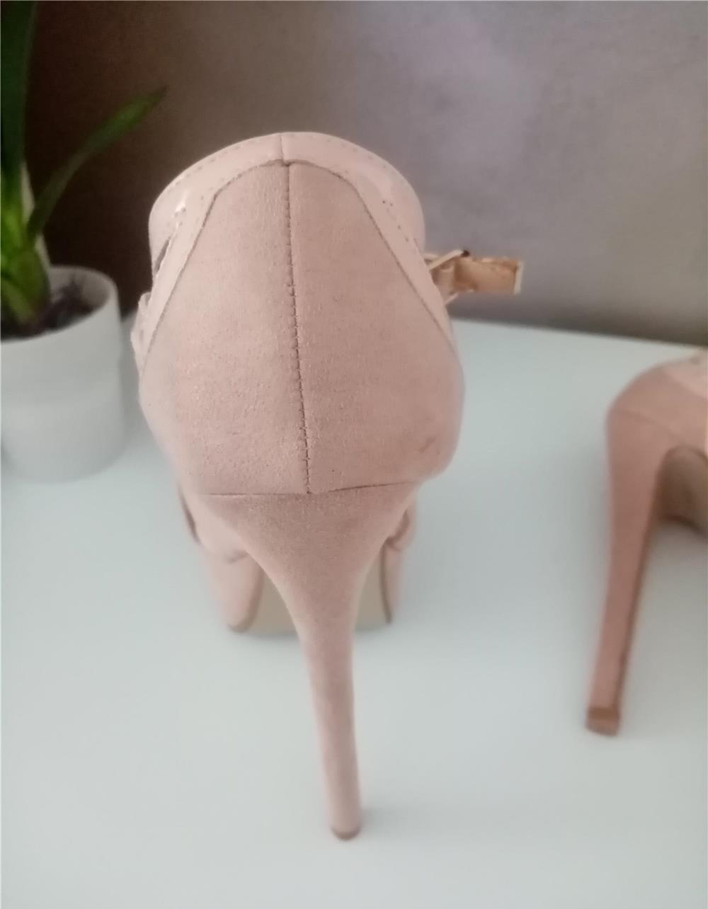 Sandale noi, Impecabile, roz pudrat, marime 37, 50 lei