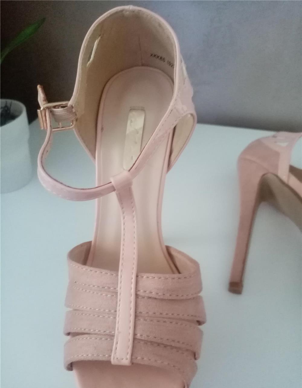 Sandale noi, Impecabile, roz pudrat, marime 37, 50 lei