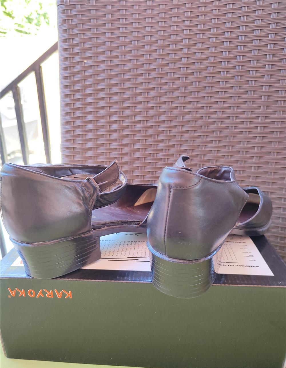 Sandale Pantofi Piele Stare Buna pt. Doamne (Negri 38-39)