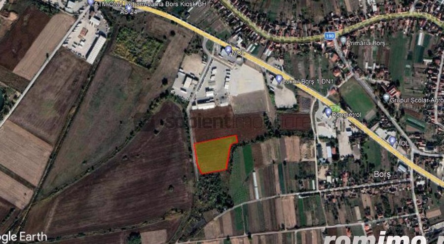 Sapient | Teren cu destinație industrială în loc. Borș