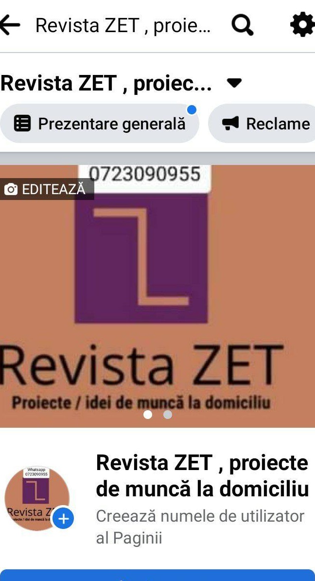 SC oferă gratuit revista ZET, proiecte de muncă la domiciliu în vederea colaborării în toată țara.