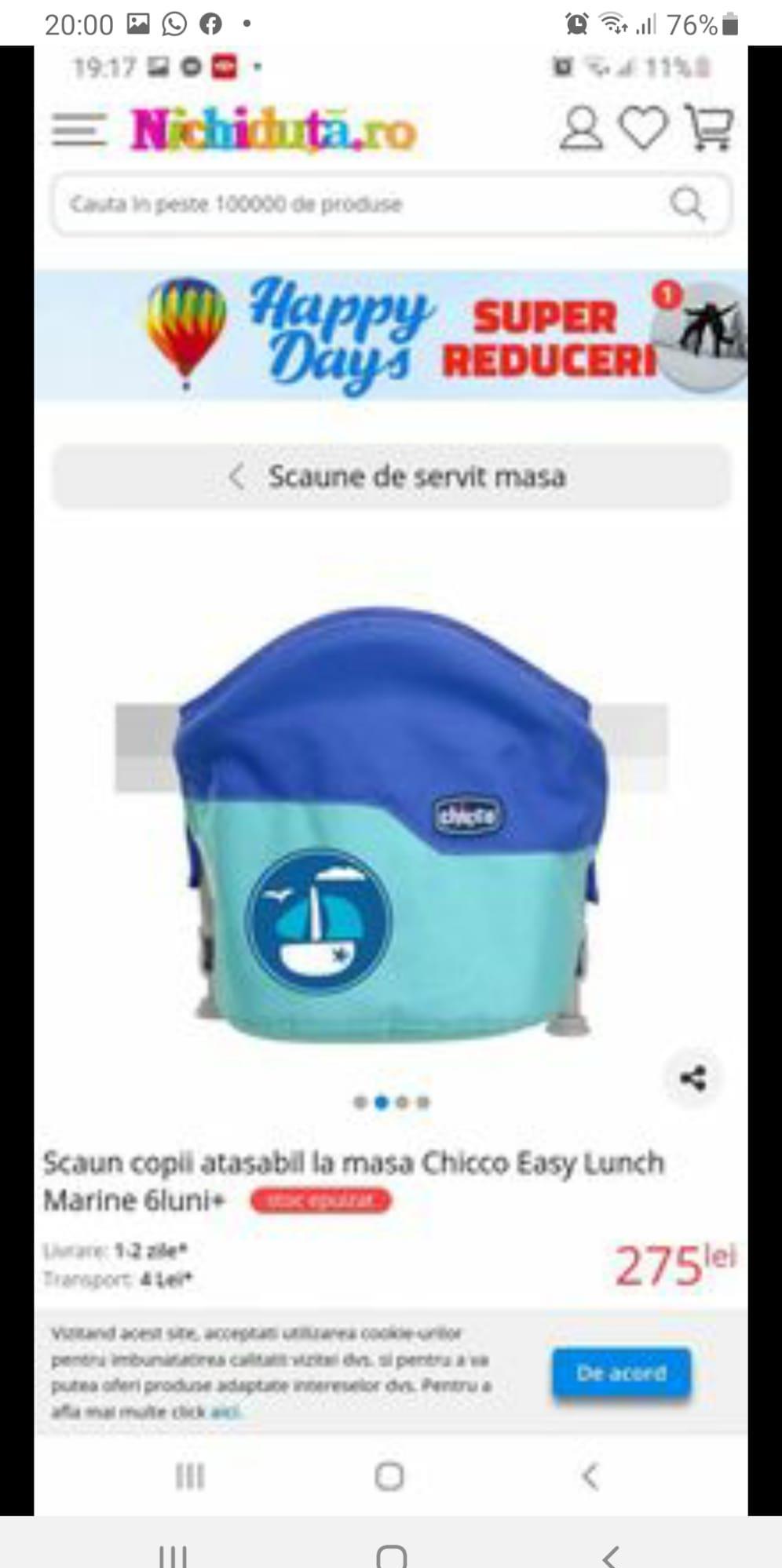 scaun atasabil masa pentru copii