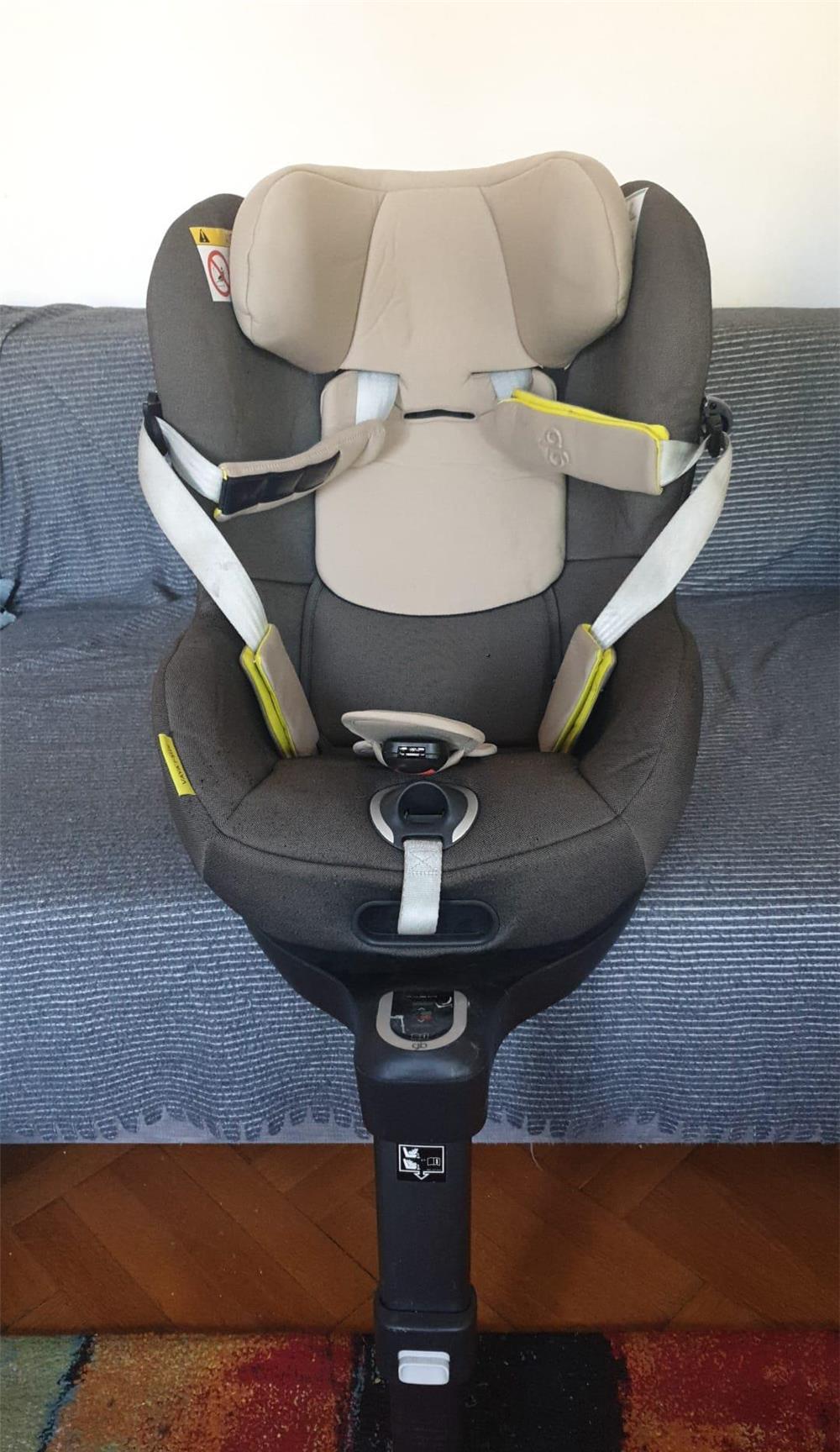Scaun auto isoafix rotativ GB Vaya, 0-18 kg - Lizard Khaki