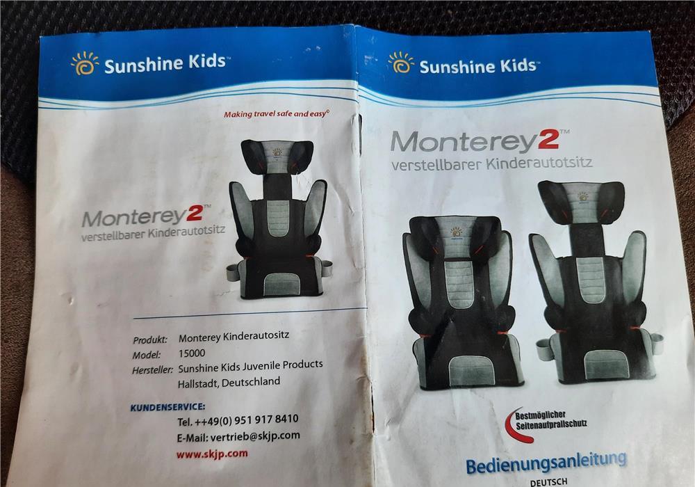 Scaun Auto Monterey2, 15-36 kg, reglabil inaltime si latime