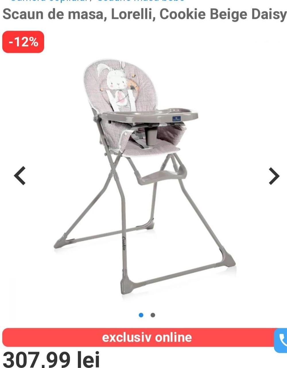 Scaun de masă pt bebelusi