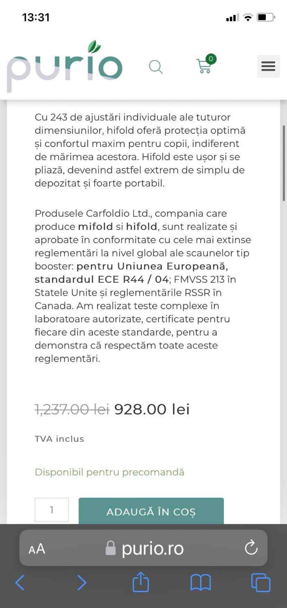 scaun de masina nou 15-45 de kg