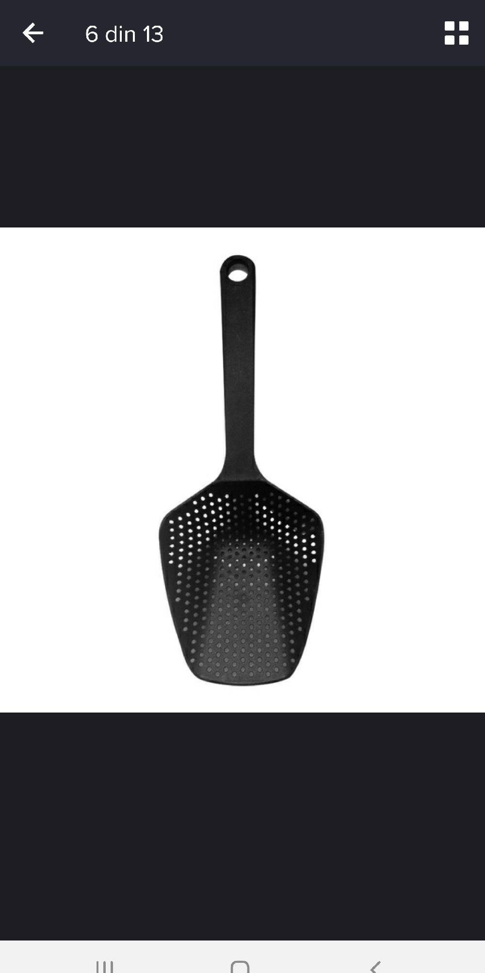 Scoop and drain food straight from the oven or out of the pan.