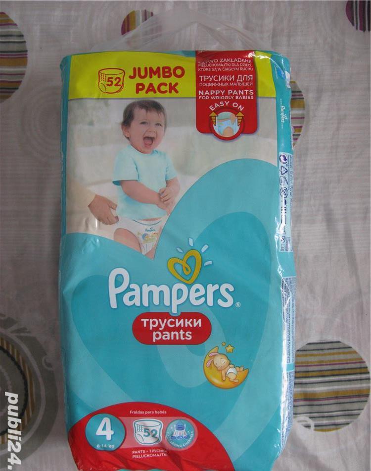 Scutece Pampers Pants nr. 4, 52 bucati - Livrare gratuita