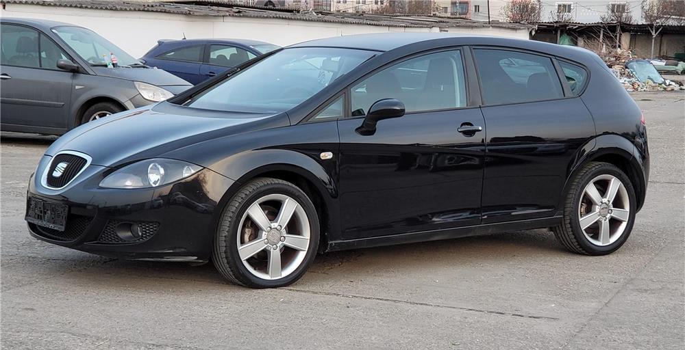Seat Leon 1.9 TDi 105 Cp 2007 Carte Service 194.000 Km Negru Metalizat