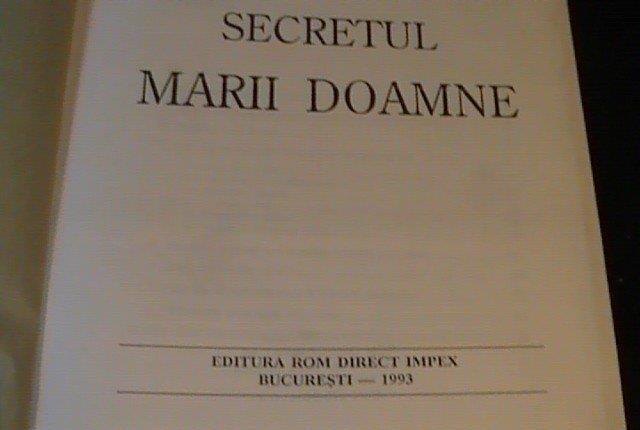 SECRETUL MARII DOAMNE