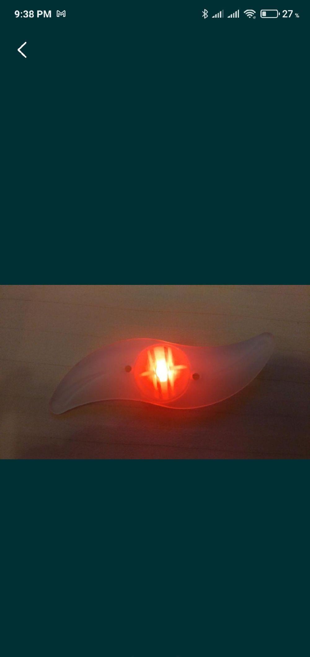 Semnalizare stop pentru roti bicicleta ,cu led