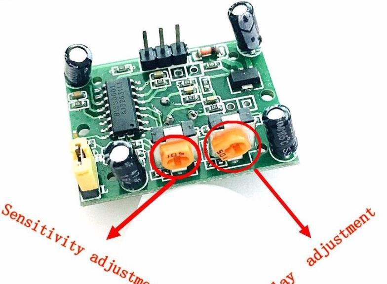 Senzor PIR HC-SR501 detectie miscare (om, animal) [t. Arduino si Raspberry PI
