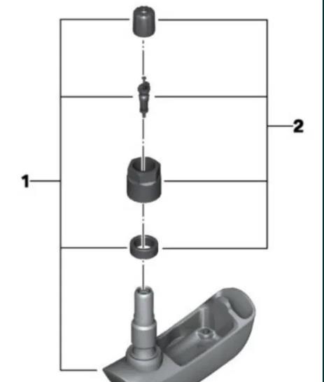 Senzor presiune RDC TPMS cu valva cod 36318532731 sau 36318532732 motocicleta BMW