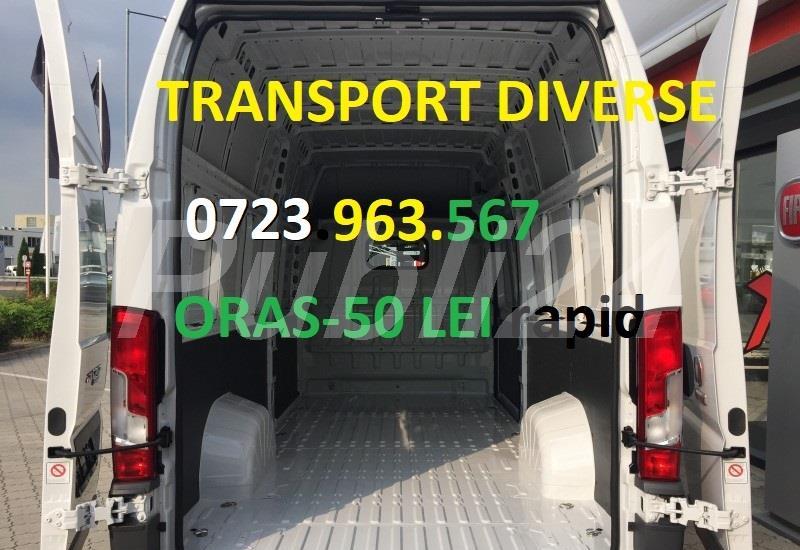 Servicii transport marfa diversa.Transporturi diverse cu autoutilitare 3,5t.Mutari mobila diversa.