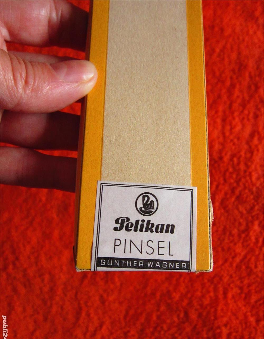 set 10 pensule Pelikan -vintage, seria 613 K marimea 6,made Germany