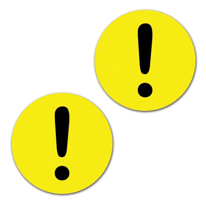 Set 2 stickere auto, semn pentru incepatori, exterior 10cmx10cm