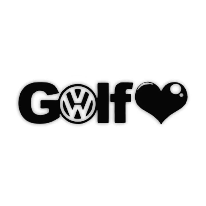 Set 2 Stickere Golf Love 15cm