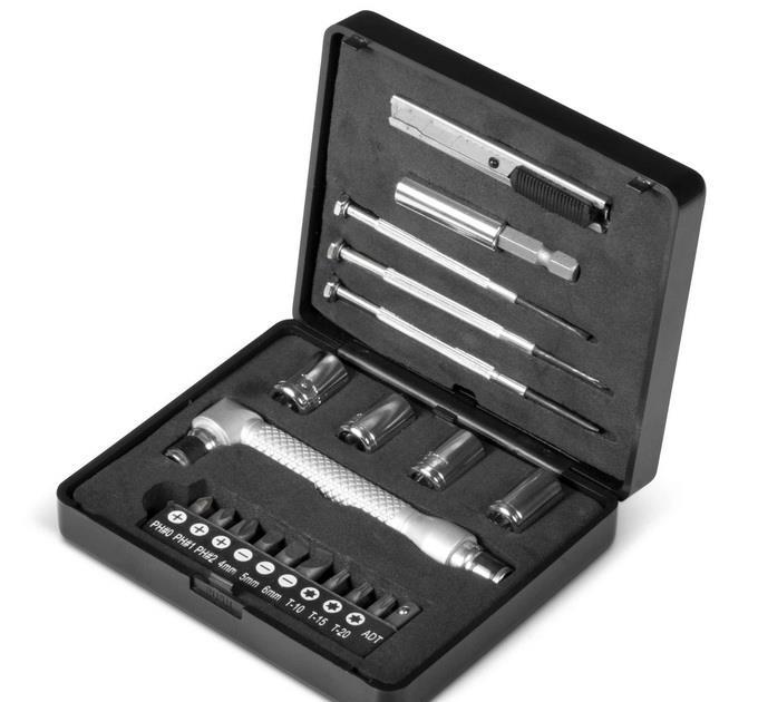 Set 20 unelete, portabil pt. hobby, calatorie, DIY : practic si compact